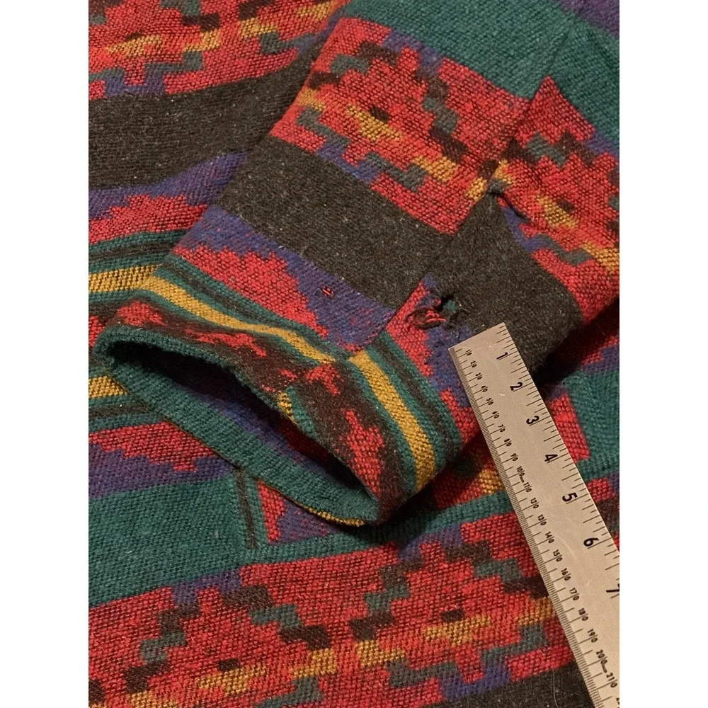 Vintage BOTANY 500 RUGGED WEAR Western Aztec Blanket Coat Jacket Geometric XL